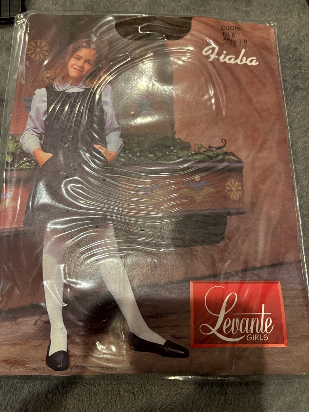 Fiaba Girls White Tights by Levante – Classic Opaque Kids Tights